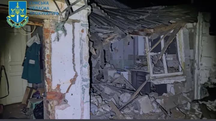 Shelling in Sumy region: a man died in his own house