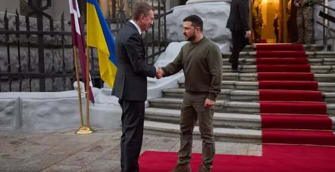 They talked about joining the EU: Zelensky met with the President of Latvia in Kiev
