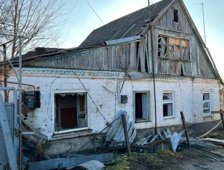 Russians attacked Nikopol district with drones and artillery, there are destructions