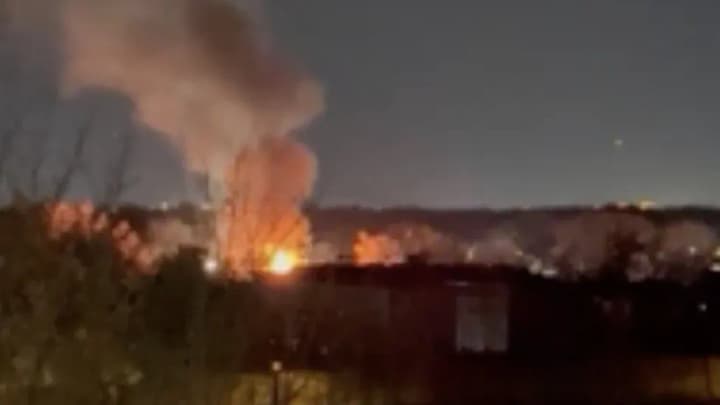 Massive explosion destroys house amid police operation in Washington suburbs