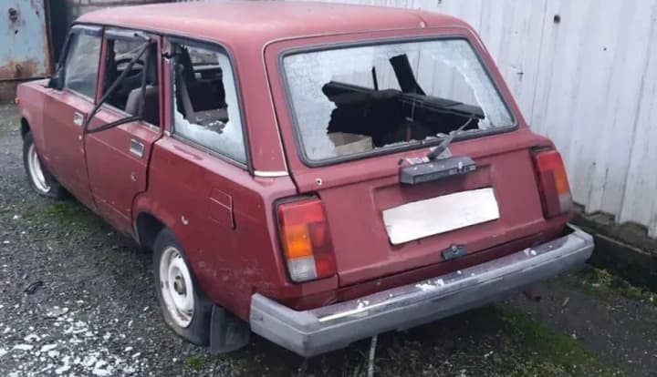 Occupants shelled Nikopol twice with heavy artillery and sent a drone, one man is wounded