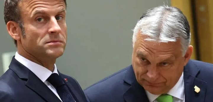Macron urges Orban to "behave like a European"