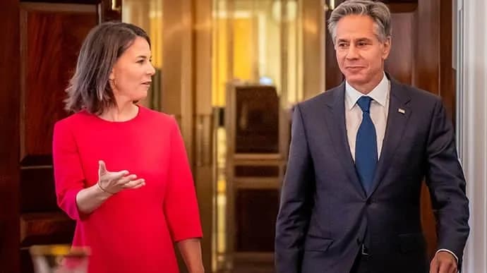 Anthony Blinken and German Foreign Minister discuss the situation in Gaza