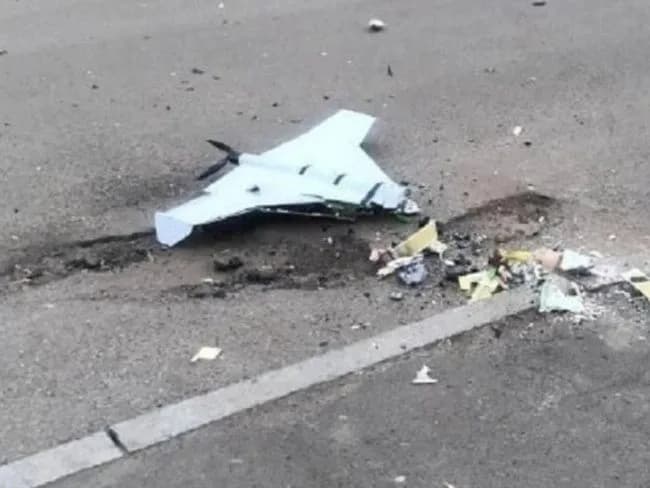 На Дніпропетровщині уламки шахеда впали на приватне підприємство