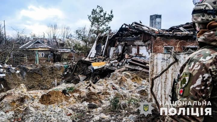 A woman was killed and two men were wounded by Russian shelling in Avdiivka, Donetsk region