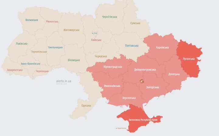 ПС ЗСУ попередили про ракету у напрямку Дніпра