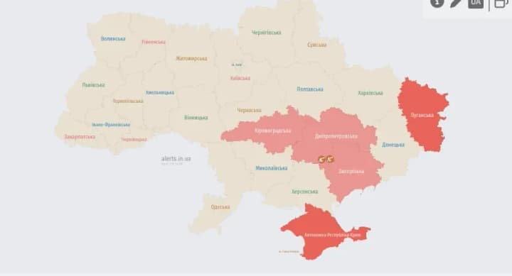 У Повітряних силах повідомляють про ракету у напрямку Кривого Рогу