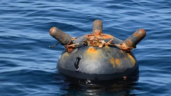 Sea mine destroyed on the coast of Mykolaiv region