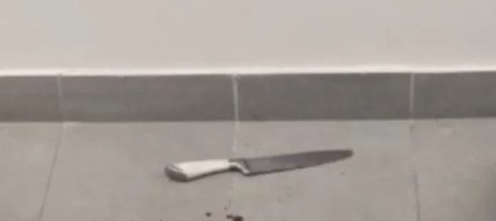 In Kyiv, a man stabbed his wife in front of his daughter and fled