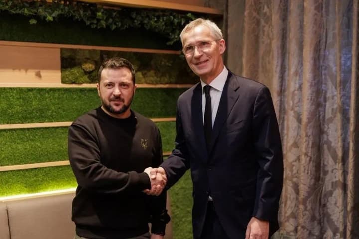 Davos: Zelensky met with Stoltenberg