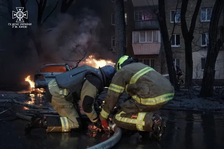 More than two dozen wounded, including children: rescue operations in Kyiv completed as a result of a russian air strike