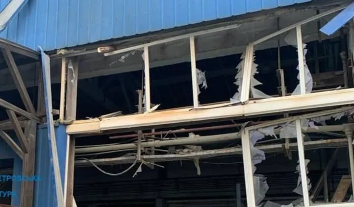 Damage to an enterprise and injury to a person: an investigation into the Russian missile attack on Dnipro is launched