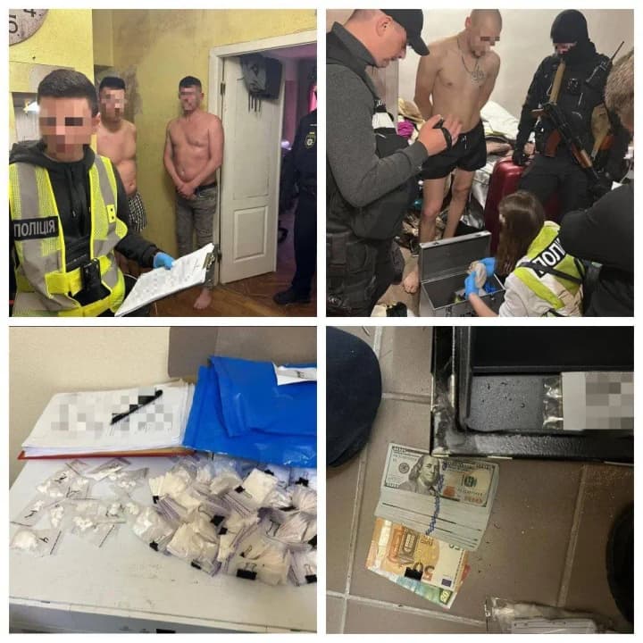 Cocaine, amphetamine and MDMA: drug dealers to be tried in Kyiv