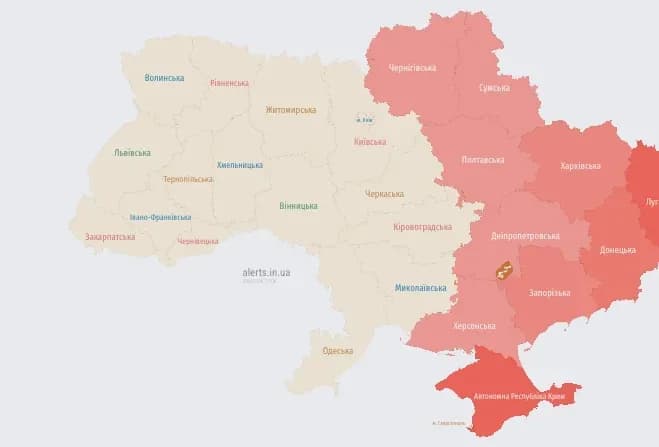 ПС ЗСУ попередили про ракету у напрямку Дніпра