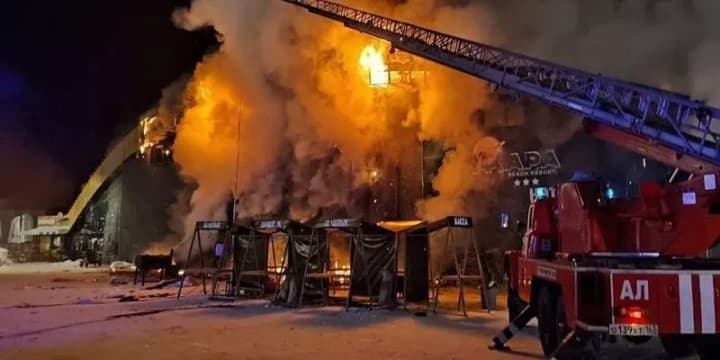 Large-scale fire in russia: There are victims