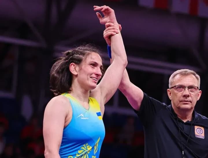 Iryna Kolyadenko wins gold at the European Wrestling Championships in Bucharest, two more Ukrainian athletes win bronze