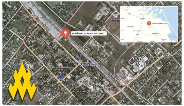 In Crimea, guerrillas recorded the transfer of Russian military equipment near the railroad in the Azov Sea