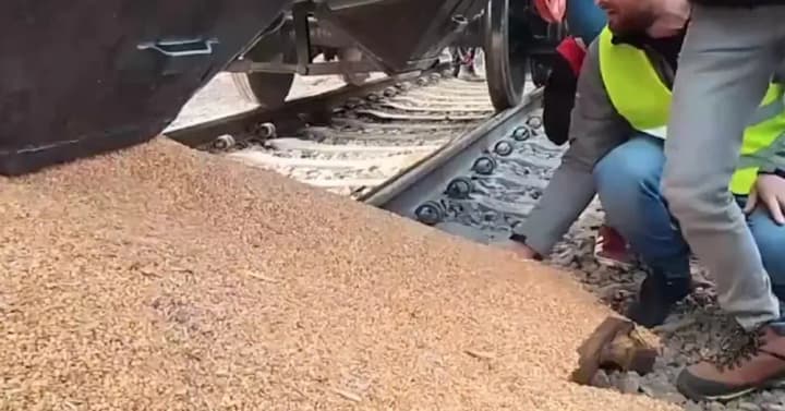 "Political provocation": Kubrakov reacts to the actions of Polish farmers who poured Ukrainian grain on the tracks