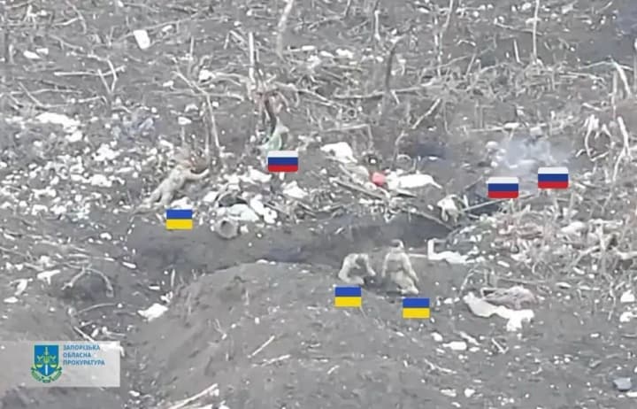 Occupants' shooting of Ukrainian prisoners of war near Robotyno: criminal proceedings initiated