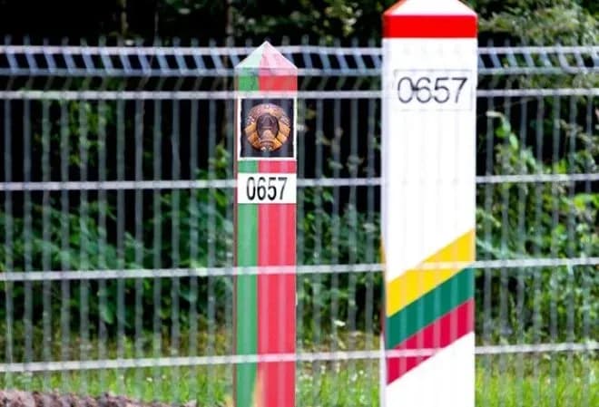 Литва закроет два пункта пропуска на границе с Белоруссией