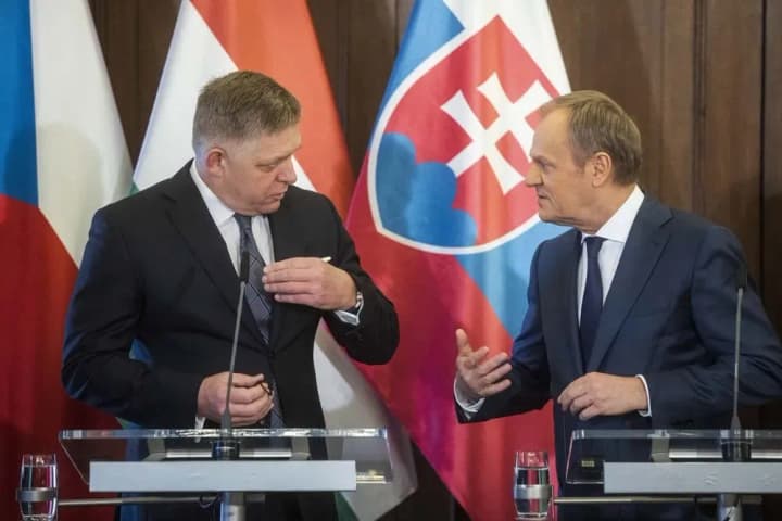 Tusk criticized Fico for his position on Ukraine:  "Guess where the border with Russia would be without our help"