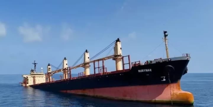 First ship attacked by Houthis sinks in the Red Sea