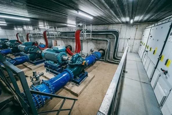 Main water pipeline from Zaporizhzhia to Marhanets built in Ukraine