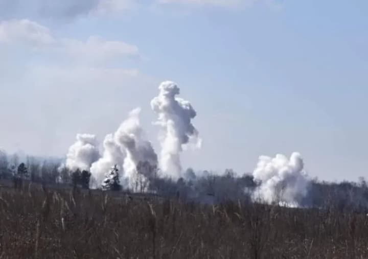 На Сумщині за ніч і ранок зафіксували 35 вибухів