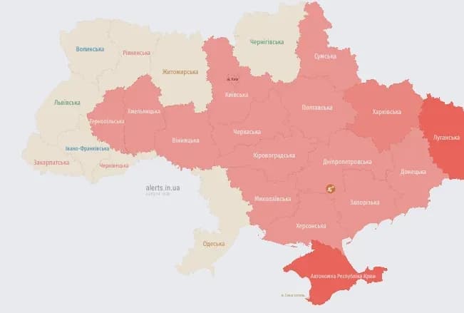 У ПС ЗСУ попередили про загрозу застосування балістики, у Миколаєві чутно звук вибуху