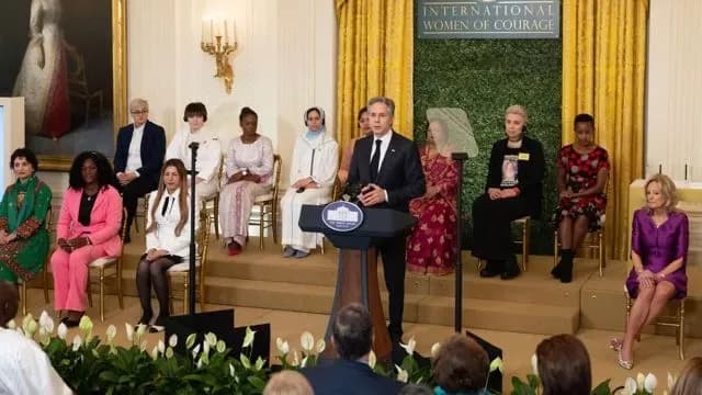 The International Women's Award for Courage was presented in Washington, DC