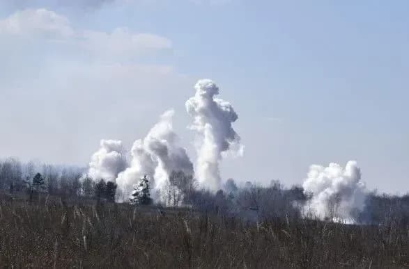 росіяни вночі та зранку 5 разів вдарили по Сумщині: стріляли з мінометів та артилерії, скидали міни 