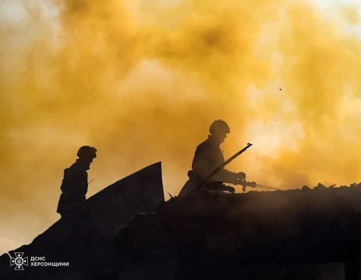 В Херсоне семья празднуя 8 марта спаслась от гибели