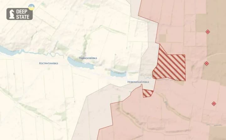 Оккупанты продвинулись в Новомихайловке, Орловке, Первомайском и восточнее Тернов - DeepState