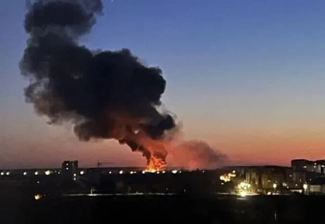 Russians shell a restaurant in the center of Kharkiv