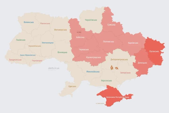 Air Force warns of a missile heading towards Kyiv region