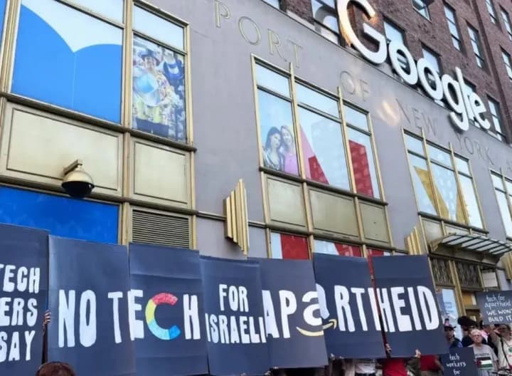 Google fires 28 employees who protested for ten hours against the company's cooperation with Israel