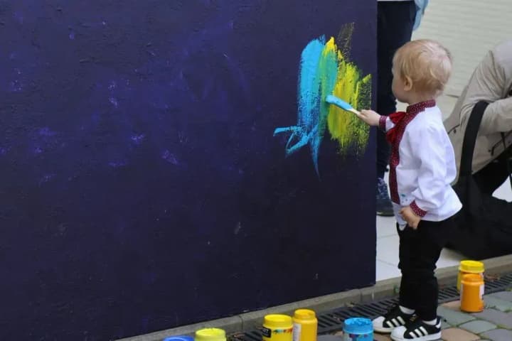 A Ukrainian record was set in Vinnytsia as part of the Art through Awareness project