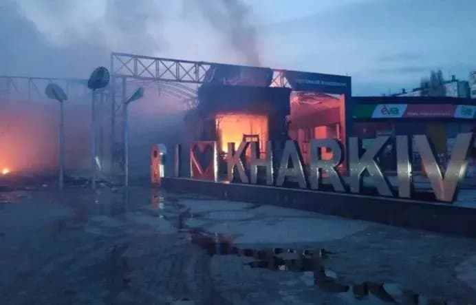 An explosion in Kharkiv leaves one wounded