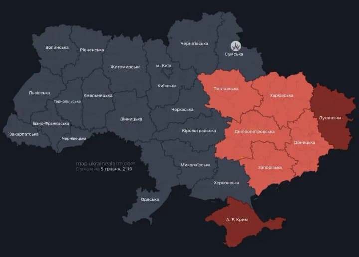 Виявлено загрозу застосування балістичного озброєння