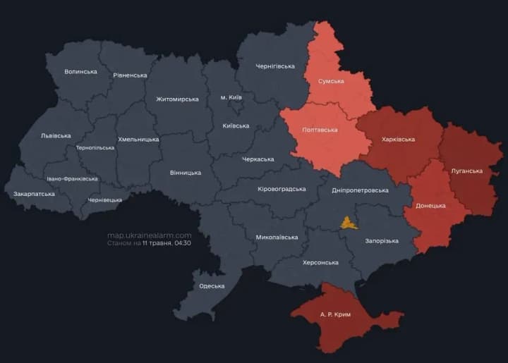 Enemy tactical aviation is active in the northeast