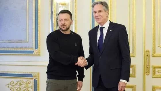 Зеленский подчеркнул Блинкену важность участия Байдена в Саммите мира, обсудили фронт и Patriot для Украины