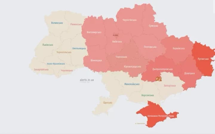 У Повітряних силах попередили про швидкісну ціль в напрямку Києва