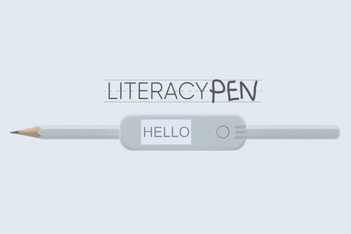 A literacy pen was created for illiterate people