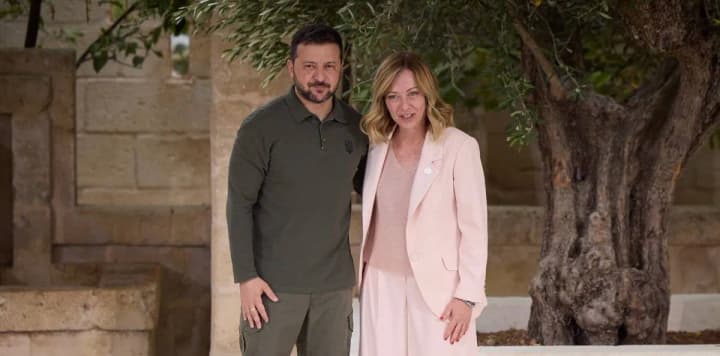 Саміт миру, підтримка протиповітряного захисту України та допомога у відновленні: Зеленський зустрівся із Мелоні