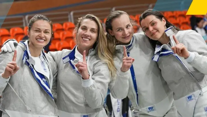 Lost with one shot: Ukrainian Sabre fighters won silver at the European Fencing Championships