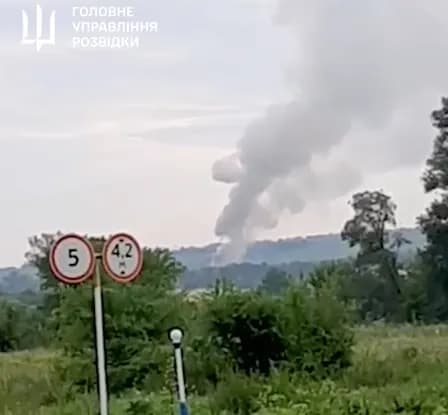 ГУР ночью уразило полевой склад боеприпасов в воронежской области рф