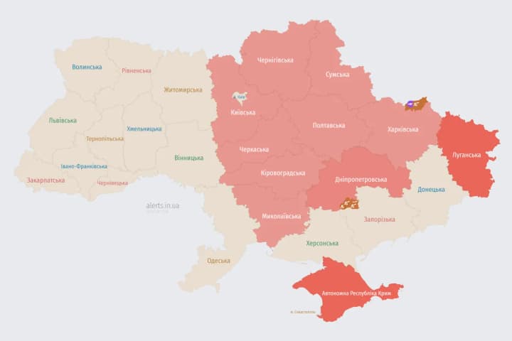 Poltava reports audible explosion after Air Force warns of ballistic threat