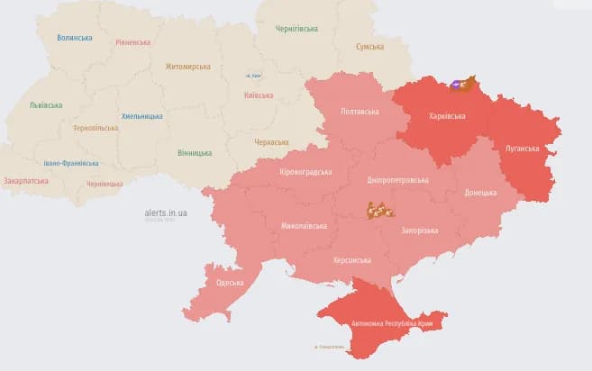 Повітряні сили повідомили про можливу роботу ППО  по ворожому БПЛА на Полтавщині