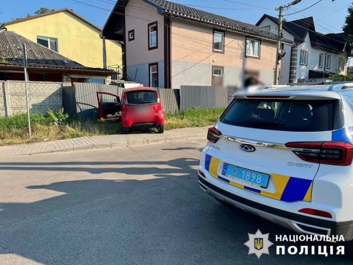 The driver of a Peugeot hit a pedestrian on a pedestrian crossing in Brovary, fled, but was detained