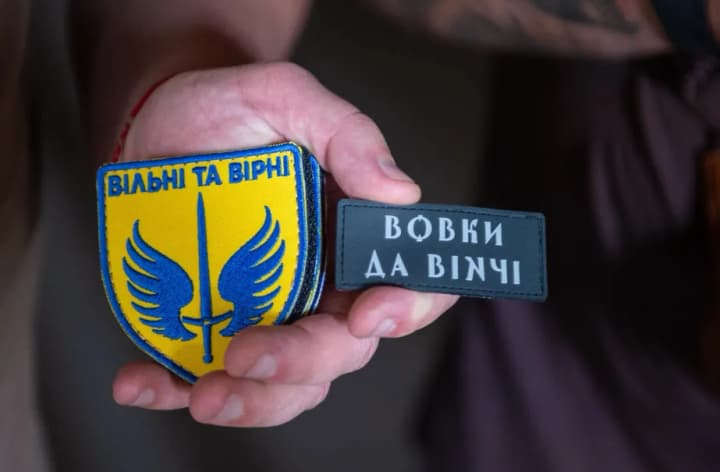 The Free and True volunteers delivered aid to the Da Vinci Wolves battalion and the fighters of the 59th Separate Mechanized Brigade